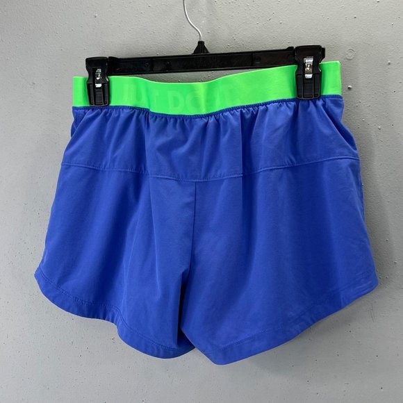 Nike Livestrong Dri Fit Running Shorts size S Women Blue Built in Shorts - Picture 2 of 7